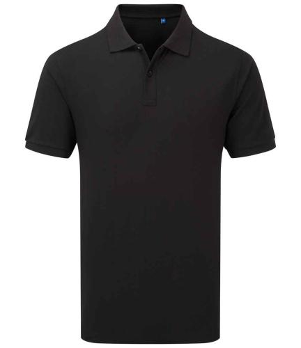 Premier Essential Unisex Polo Shirt - BLK - S
